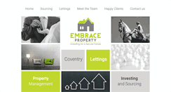 Desktop Screenshot of embraceproperty.com